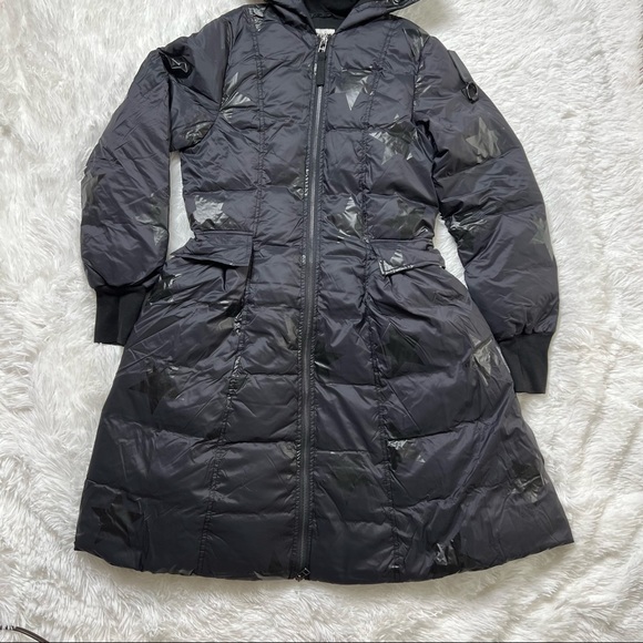 New Nununu Fancy Star Down Coat 10-11 Y Black - Picture 3 of 12